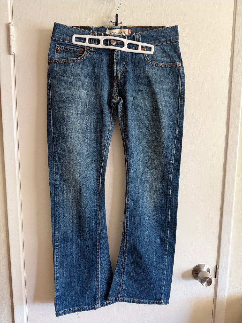 Levi's Vintage 2005 Women’s Slouch Flare Jeans - Denim Blue